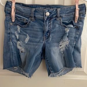 American Eagle "Super Super Stretch" Jean Shorts